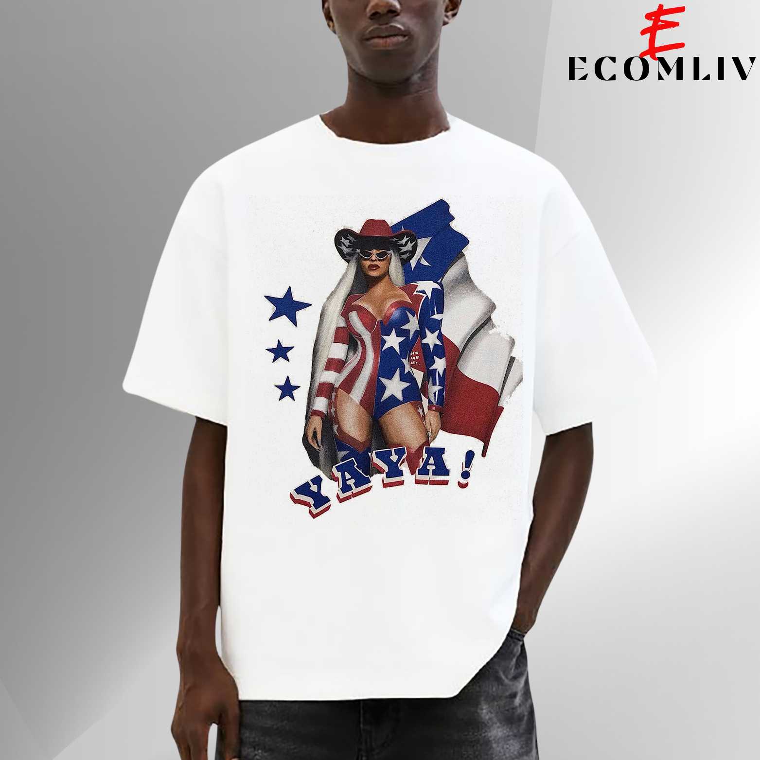 Beyoncé Cowboy Carter T Shirt, Retro Western Tee